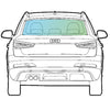 Audi Q3 2011-2017 <br> Rear Window Replacement