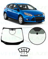 Ford Focus (5 Door) 2011/-Windscreen Replacement-Windscreen-2011-No Sensor-Heated-VehicleGlaze