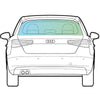 Audi A3 (3 Door) 2012/- <br> Rear Window Replacement