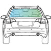 Audi A4 Avant 2001-2008 <br> Rear Window Replacement