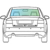 Audi A4 Saloon 2001-2008 <br> Rear Window Replacement