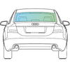 Audi A6 Saloon 2004-2011 <br> Rear Window Replacement