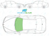 Alfa Romeo 159 2005-2011-Windscreen Replacement-Windscreen-Green (standard tint 3%)-Rain/Light Sensor-VehicleGlaze