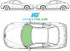 Alfa Romeo GTV 1996-2006-Windscreen Replacement-Windscreen-Green (standard tint 3%)-VehicleGlaze