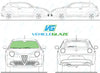 Alfa Romeo Mito 2008/-Windscreen Replacement-Windscreen-Green (standard tint 3%)-Rain/Light Sensor-VehicleGlaze