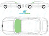 Audi A4 Convertible 2002-2009-Windscreen Replacement-Windscreen-Green (standard tint 3%)-No Sensor-VehicleGlaze