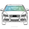 Audi A4 Saloon 2008-2016 <br> Windscreen Replacement