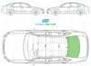 Audi A4 Saloon 2001-2008-Rear Window Replacement-Rear Window-Rear Window (Heated) ANT 01/04-Green (Standard Spec)-VehicleGlaze