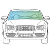 Audi A5 Coupe 2007-2016 <br> Windscreen Replacement