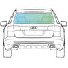 Audi A6 Allroad 2006/- <br> Rear Window Replacement