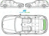 BMW 1 Series (3 Door) 2007-2012-Rear Window Replacement-Rear Window-Rear Window (Heated)-Green (Standard Spec)-VehicleGlaze