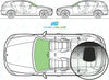 BMW 1 Series (5 Door) 2004-2012-Windscreen Replacement-Windscreen-Green With Grey Top Tint-No Rain/Light Sensor-VehicleGlaze