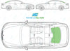 BMW 3 Series Coupe 2006-2013-Rear Window Replacement-Rear Window-Rear Window (Heated)-Green (Standard Spec)-VehicleGlaze
