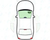 BMW 3 Series Saloon 1998-2005-Windscreen Replacement-Windscreen-1998-Rain Sensor-Green (standard tint 3%)-VehicleGlaze