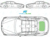 BMW 4 Series Gran Coupe 2014/-Rear Window Replacement-Rear Window-Rear Window (Heated)-Green (Standard Spec)-VehicleGlaze