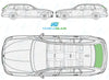 BMW 5 Series Estate 2010-2017-Rear Window Replacement-Rear Window-Rear Window (Heated)-Green (Standard Spec)-VehicleGlaze