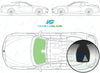 BMW 6 Series Cabriolet 2012/-Windscreen Replacement-Windscreen-2011-Blue (Sola Coating) With Grey Top Tint-Rain/Light Sensor + Camera-VehicleGlaze