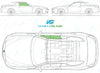 BMW 6 Series Cabriolet 2012/-Side Window Replacement-Side Window-Driver Right Front Door Glass-Green (Standard Spec)-VehicleGlaze