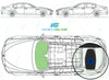 BMW 6 Series Gran Coupe 2012/-Windscreen Replacement-Windscreen-2011-Blue (Sola Coating) With Grey Top Tint-Rain/Light Sensor-VehicleGlaze