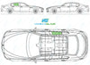 BMW 6 Series Gran Coupe 2012/-Side Window Replacement-Side Window-Driver Right Rear Door Glass-Green (Standard Spec)-VehicleGlaze