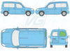 Citroen Berlingo 1998-2012-Rear Window Replacement-Rear Window-Driver Right Rear Door (Non Heated)-Clear-VehicleGlaze