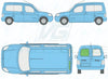 Citroen Berlingo 1998-2012-Rear Window Replacement-Rear Window-Passenger Left Rear Door (Non Heated)-Clear-VehicleGlaze
