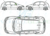 Citroen C3 2002-2010-Side Window Replacement-Side Window-Driver Right Front Door Vent-Green (Standard Spec)-VehicleGlaze