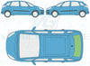Citroen C4 Picasso 2007-2013-Side Window Replacement-Side Window-VehicleGlaze