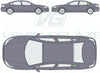 Citroen C5 Saloon 2008/-Side Window Replacement-Side Window-VehicleGlaze
