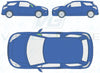 Citroen DS3 2010/-Side Window Replacement-Side Window-Driver Right Front Vent Glass-Green (Standard Spec)-VehicleGlaze