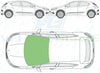Citroen DS4 2011/-Windscreen Replacement-Windscreen-Green (standard tint 3%)-Acoustic-VehicleGlaze