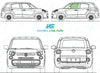 Fiat 500L 2012/-Rear Window Replacement-Rear Window-VehicleGlaze