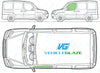 Fiat Doblo 2001-2010-Windscreen Replacement-Windscreen-Green (standard tint 3%)-Includes Mirror Boss-VehicleGlaze