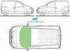 Fiat Fiorino 2008/-Rear Window Replacement-Rear Window-VehicleGlaze