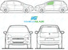 Fiat Punto (5 Door) 2006/-Rear Window Replacement-Rear Window-VehicleGlaze