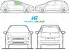 Fiat Punto (5 Door) 2006/-Rear Window Replacement-Rear Window-VehicleGlaze