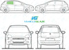 Fiat Punto (5 Door) 2006/-Rear Window Replacement-Rear Window-VehicleGlaze