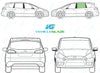 Ford C-MAX 2010/-Side Window Replacement-Side Window-VehicleGlaze