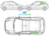 Ford Fiesta (3 Door) 2002-2008-Rear Window Replacement-Ford Fiesta-VehicleGlaze