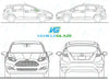 Ford Fiesta (5 Door) 2017-2022-Rear Window Replacement-Ford Fiesta-VehicleGlaze