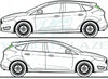 Ford Focus (5 Door) 2011/-Side Window Replacement-Side Window-VehicleGlaze