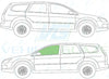 Ford Focus Estate 2005-2011-Rear Window Replacement-Rear Window-VehicleGlaze