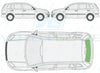 Ford Fusion 2002-2012-Rear Window Replacement-Rear Window-VehicleGlaze