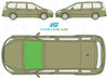 Ford Galaxy 2006-2015-Windscreen Replacement-Windscreen-2006-Green (standard tint 3%)-Heated-VehicleGlaze