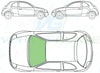 Ford Ka 1996-2008-Windscreen Replacement-Windscreen-Green (standard tint 3%)-Heated-VehicleGlaze