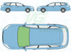 Ford Mondeo Estate 2007-2015-Windscreen Replacement-Windscreen-2007-Rain/Light Sensor-Heated-VehicleGlaze