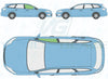 Ford Mondeo Estate 2007-2015-Rear Window Replacement-Rear Window-VehicleGlaze