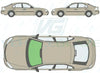 Ford Mondeo Hatch 2000-2007-Windscreen Replacement-VehicleGlaze-Green (standard tint 3%)-Rain/Light Sensor-Heated-VehicleGlaze