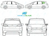 Ford S-MAX 2006-2015-Rear Window Replacement-Rear Window-VehicleGlaze