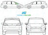 Ford S-MAX 2006-2015-Rear Window Replacement-Rear Window-VehicleGlaze